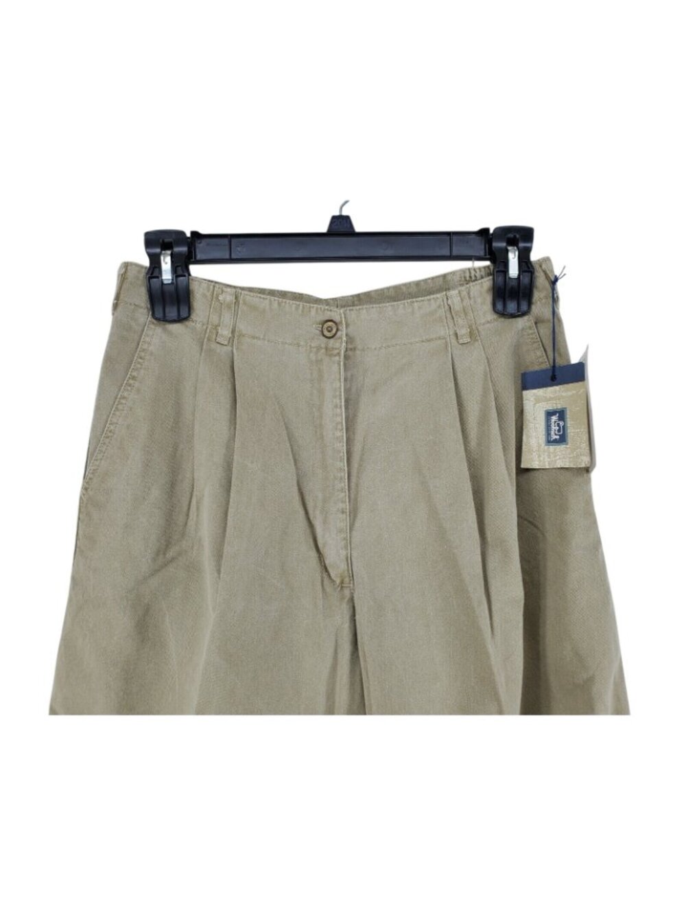 Woolrich Pants Womens Size 16 Regular Tan Pleated Front Taper Leg - Picture 2 of 6